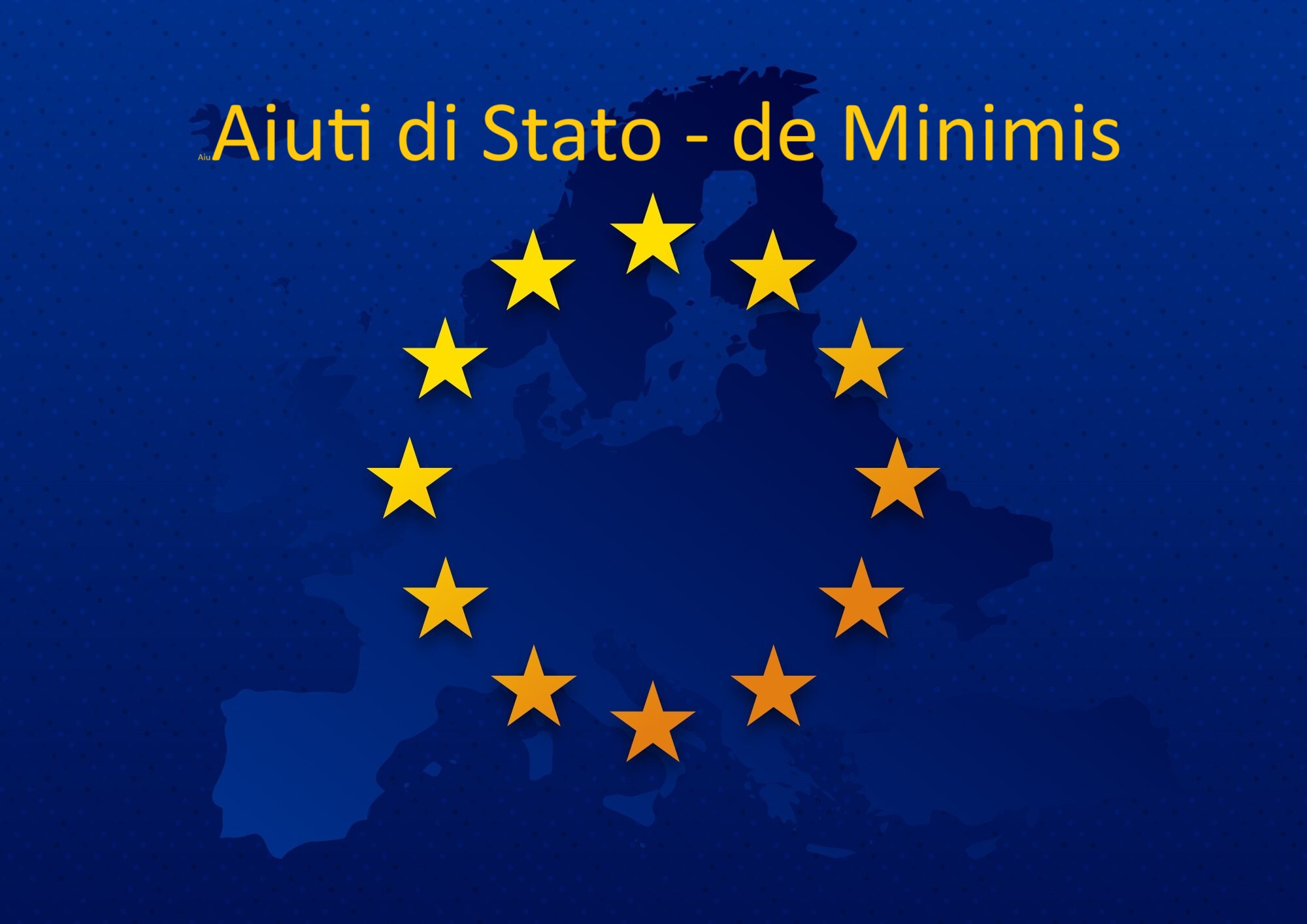 Regolarizzazione mancata registrazione aiuti di Stato e de Minimis